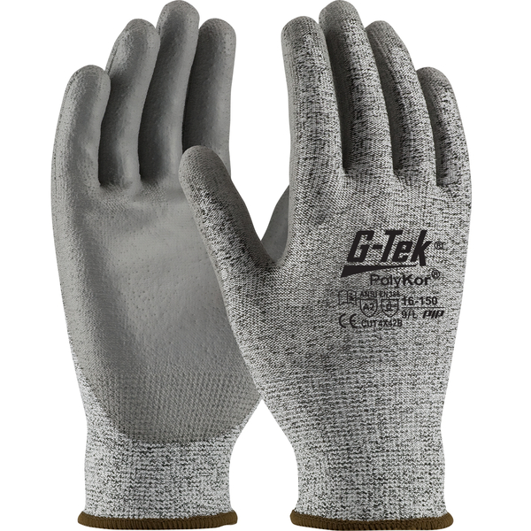 16-150/LEA G-TEK® POLYKOR™ BLENDED SHELL GLOVES - LARGE